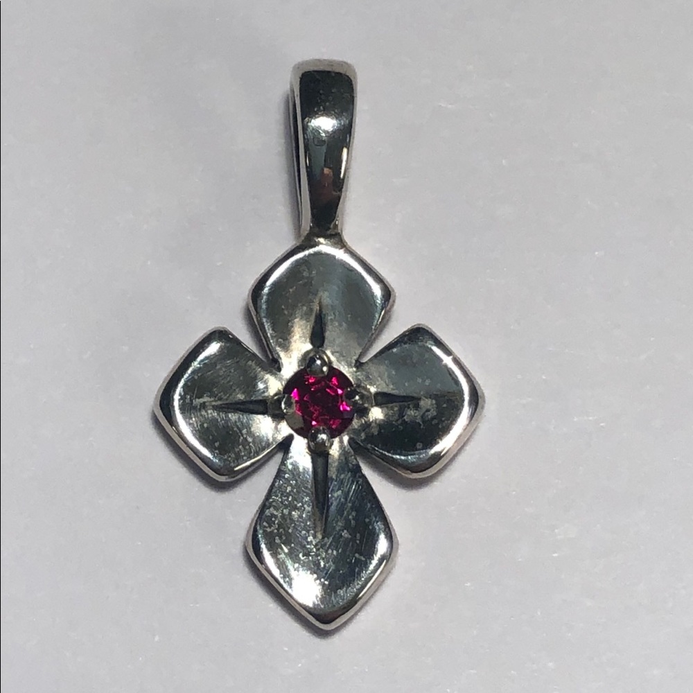 James Avery Garnet Pendant
